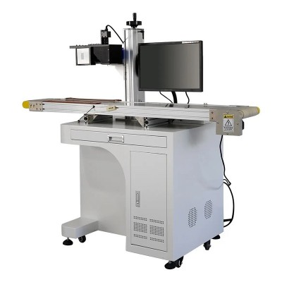 光纤紫外CCD同轴视觉自动定位激光打标机高精度金属雕刻喷码机