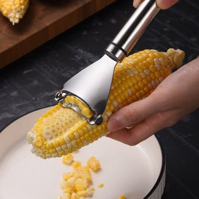 不锈钢玉米刨 剥玉米神器家用厨房脱粒器玉米粒分离器剥离器工具