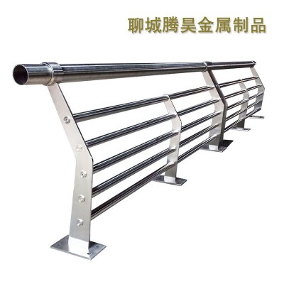 不锈钢304复合管护栏 天桥防护栏杆防撞护栏立柱 不锈钢隔离护栏图5