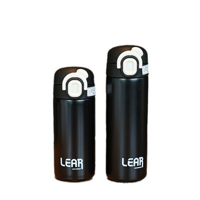 304不锈钢保温杯高颜值简约学生水杯创意弹跳盖杯子弹盖运动水杯图4