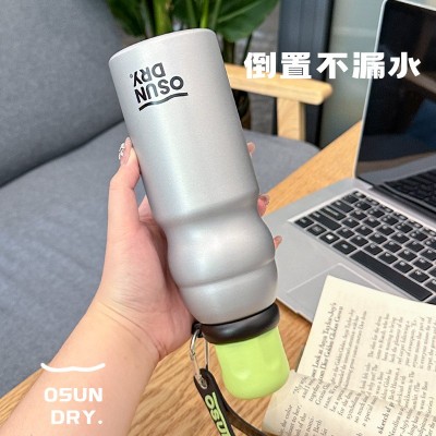 新款高颜值多彩随行保温杯不锈钢运动水杯男女大容量随手杯批发图3