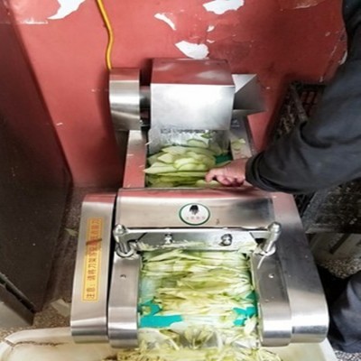 切菜机 不锈钢鱼皮猪皮均匀切丝机 土豆切块设备图2