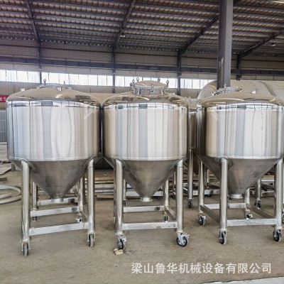 定制1立方—30立方不锈钢料仓 可移动式储料罐 304不锈钢储液罐图2